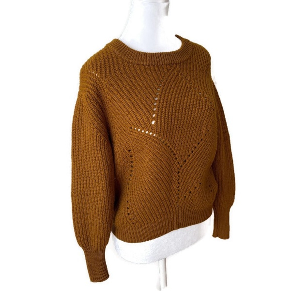 Wilfred (Aritzia) Merino Wool Cropped Sweater